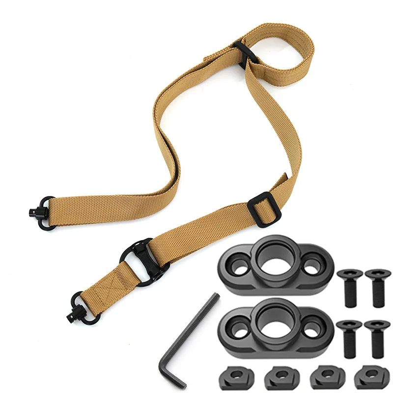 0101 MS4 American tactical straps double point nylon gun rope QD buckle gun belt plus base set