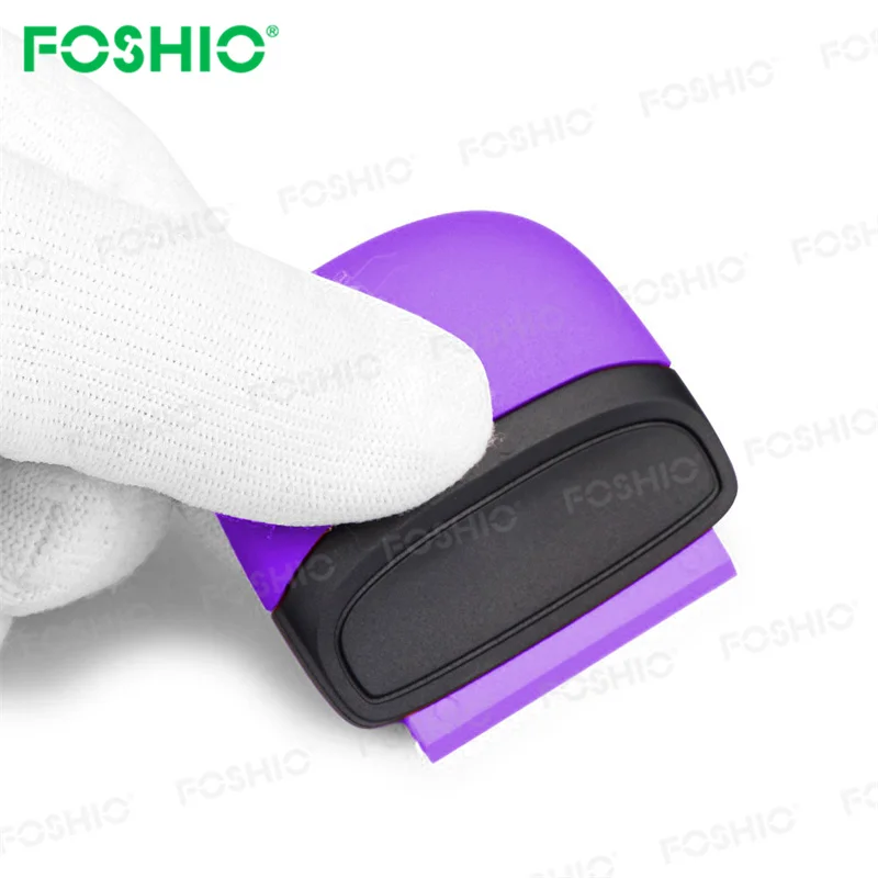 Foshio Cheap Price Portable Custom Window Tint Tool Mini Plastic Scraper Tool