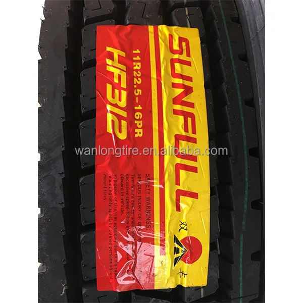 China factory neumatico1 11r22.5 11r24.5 Radial truck tyres sunfull mirage tyres made in china