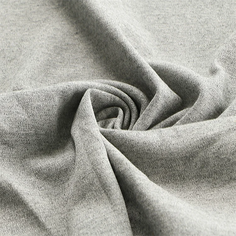Прямая Заводская Гладкая эластичная двойная трикотажная ткань KL1042, 280 г/м2, чесаный хлопок, спандекс, трикотажная ткань для одежды