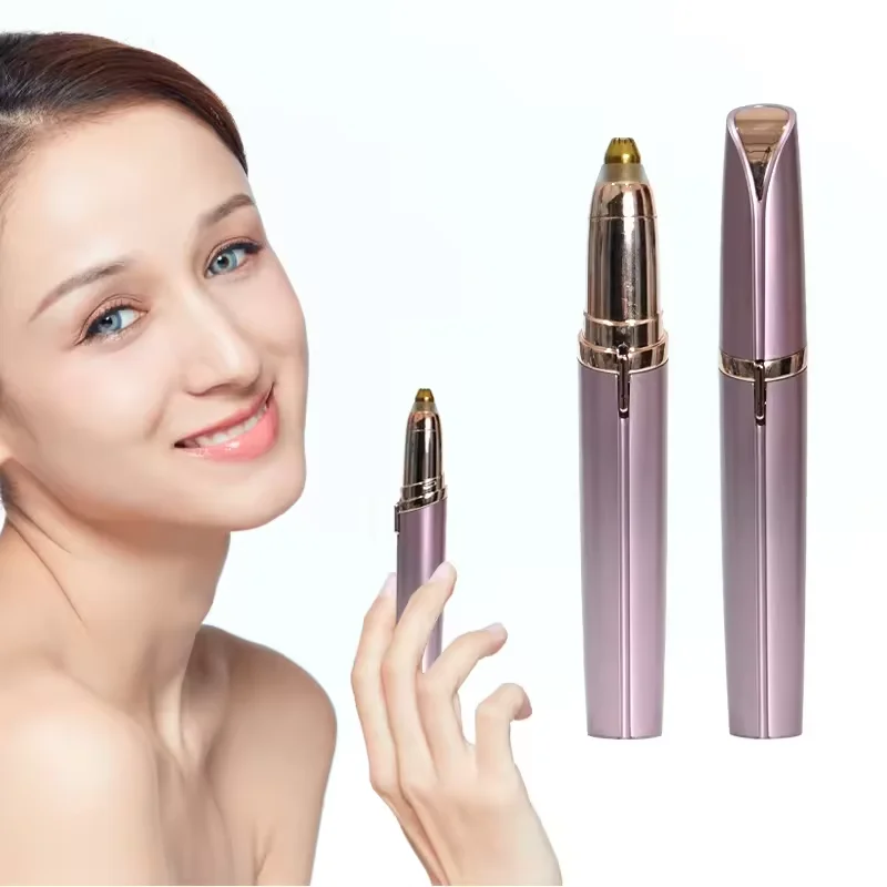 Hot sale Portable Electric Eyebrow Trimmer Painless Hair Remover Rechargeable Eyebrow Trimmer & Facial Hair Removal for Women