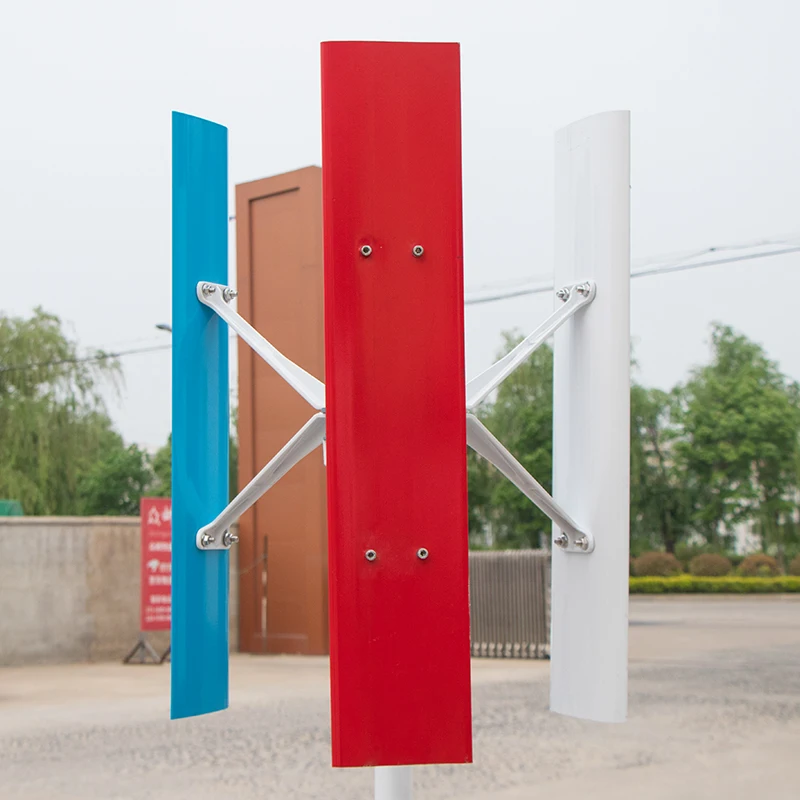 Vertical axis magnetic levitation aluminum alloy H-type 1KW-5KW48V3 aluminum alloy blades for household low-cost solar energy