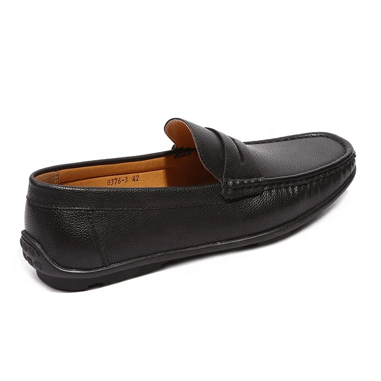 New coming excellent quality big size Penny Loafers shoes for men pure color