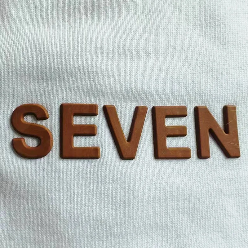 Genuine Silicone Sticker With 3m Glue Labels 3d Mold Label Flat Rubber Heat Transfer For Shirt New Fashion Tpu Care For Clothing