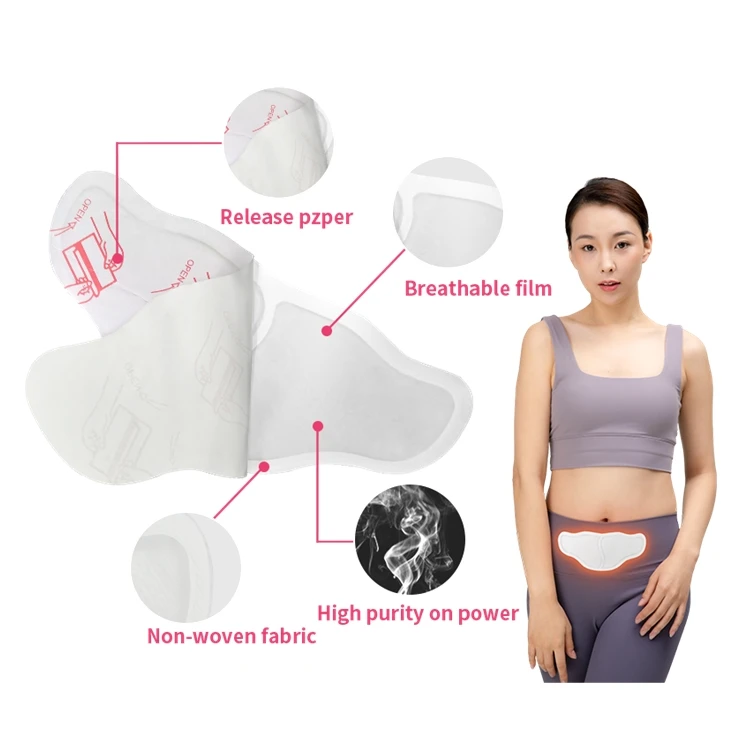 popular products Custom Women Menstrual Pain Relief Heating Patch Warm Pad