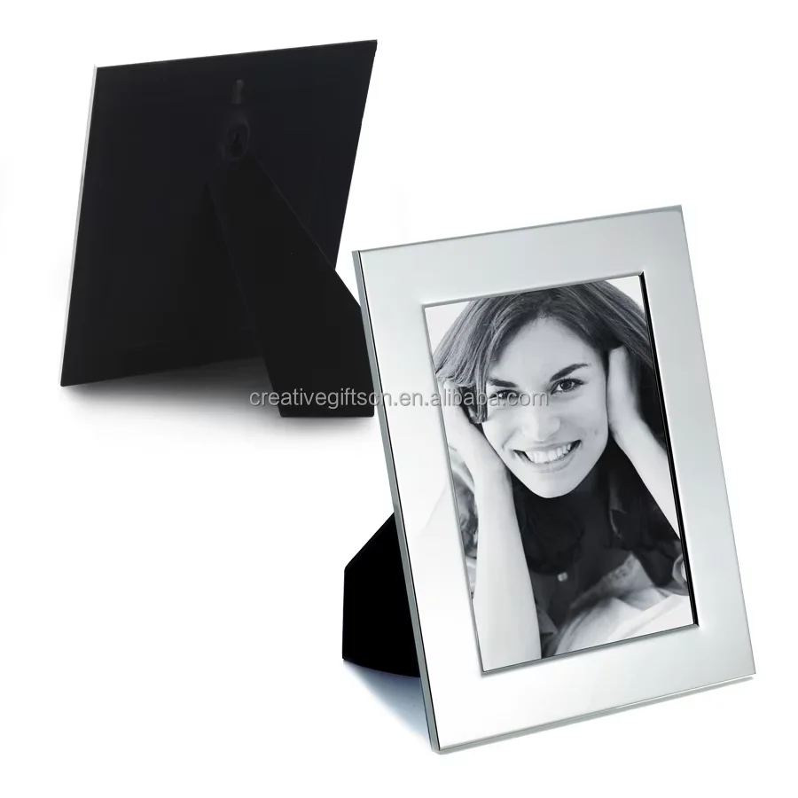 Wholesale Custom 5x7 Silver Metal Photo Frame for Home Decor