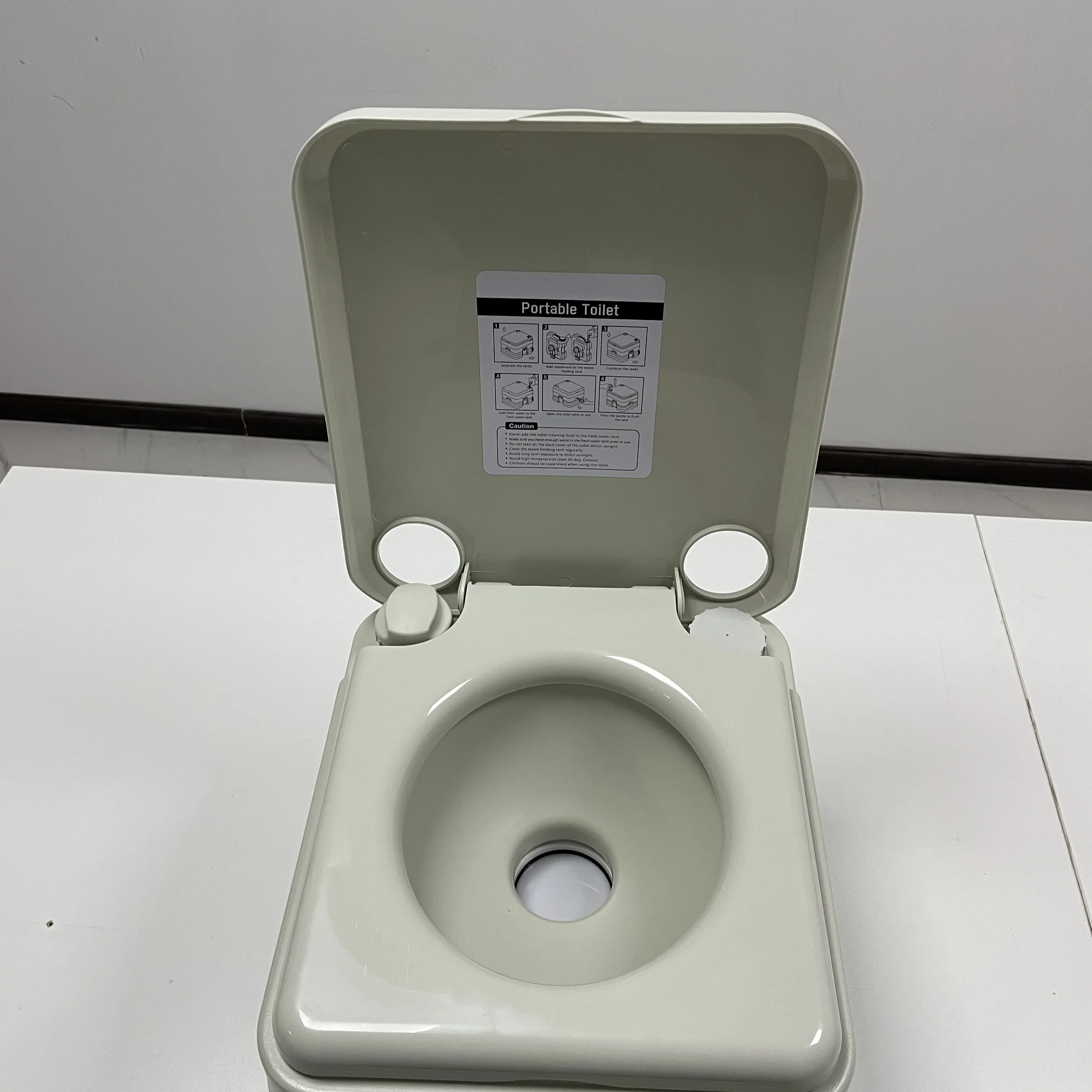 New Version Toilet With Tank Public Portable Toilet Camping Plastic, Elderly Mobile For Hospital 10L Toilet Camping Portable
