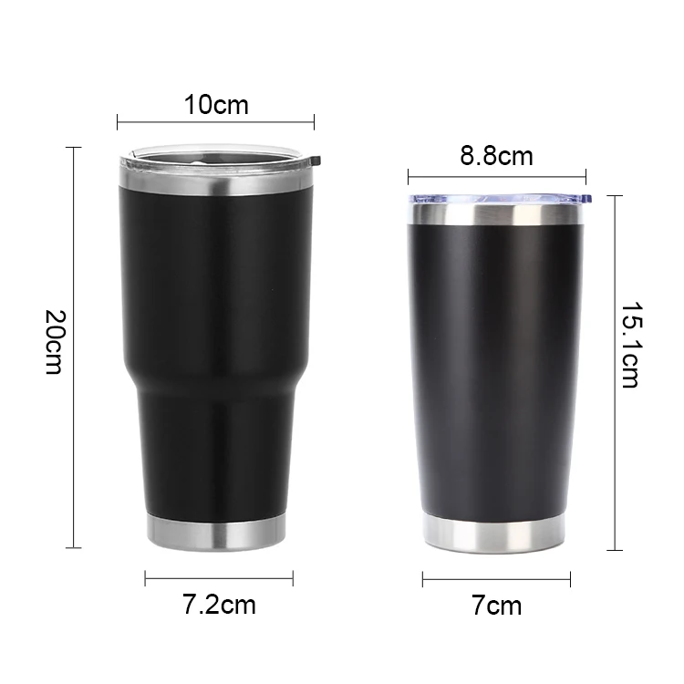 30oz 20oz Stainless Steel Tumblers termos Double Wall Vacuum glasses keep Cold Vasos Travel wine Cups