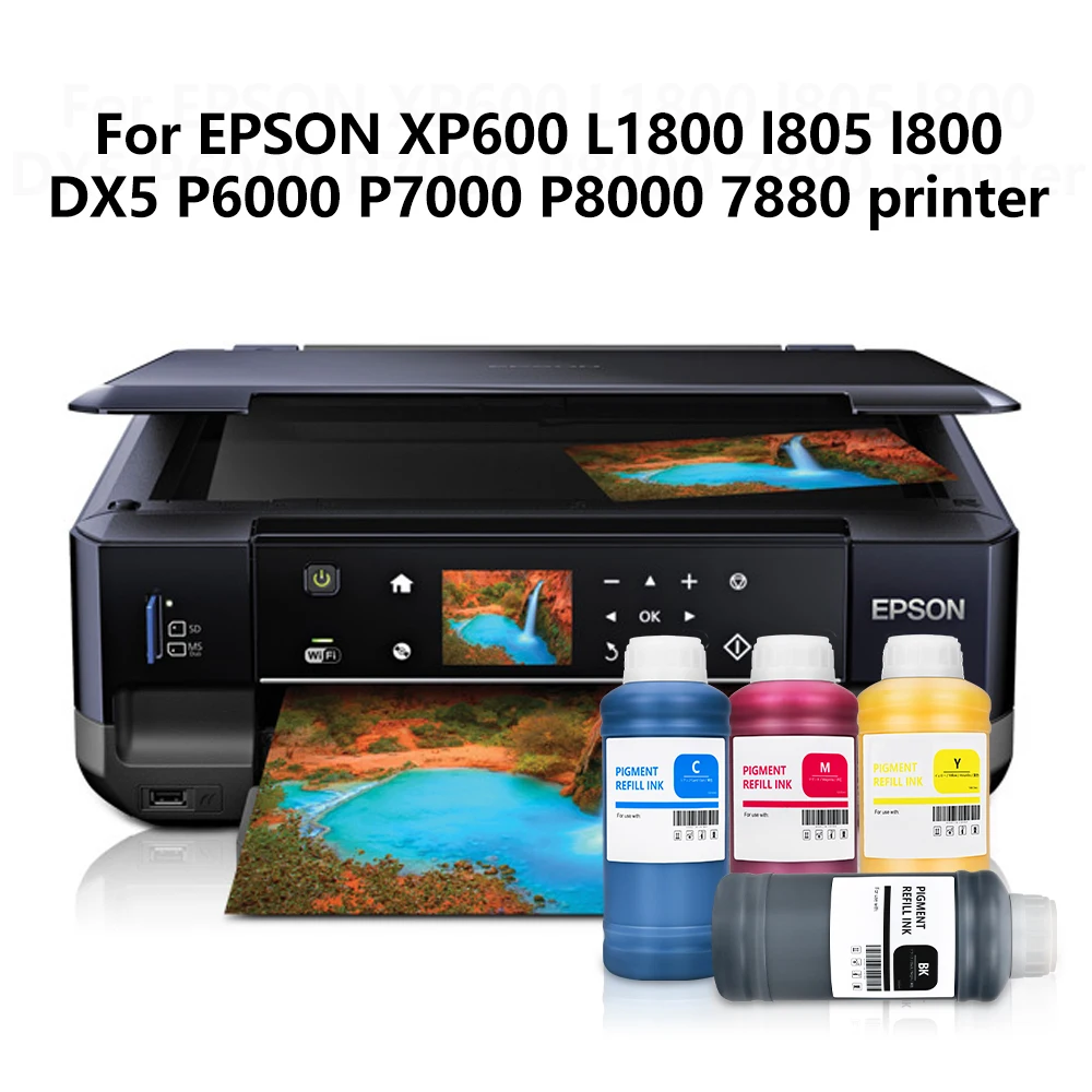 1000ML/bottle Winnerjet Vivid Art Paper Ink for Epson Stylus Photo R300 T60 1309 ME330 ME350 Printer
