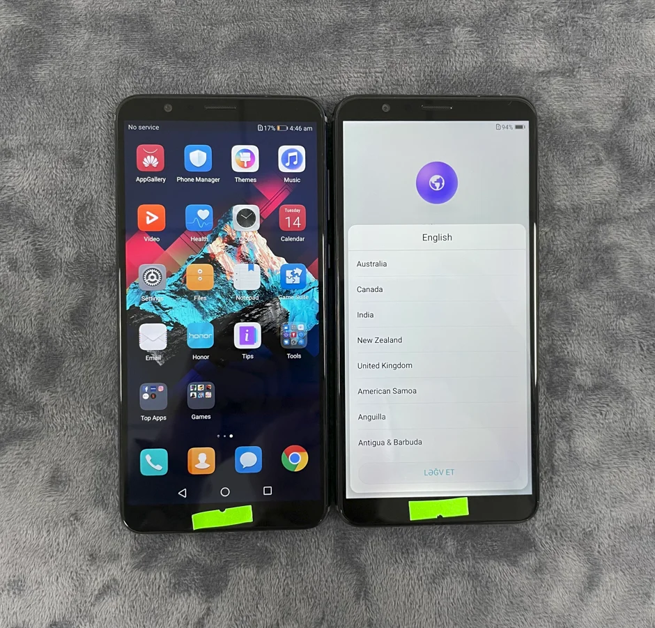 Wholesale Wholesale Original Unlocked Used Mobile Phone For Honor 7X 128GB Smartphone Dual SIM 8X 5X 7S Y9 Second Hand