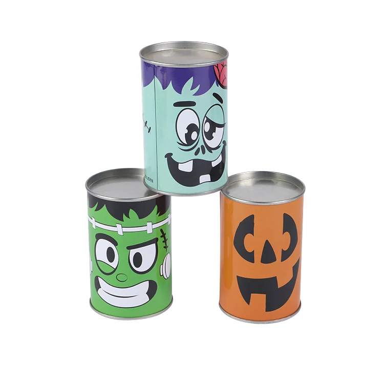 Small travel toy can tin box packaging metal mini portable aluminum alloy stainless steel sealed can