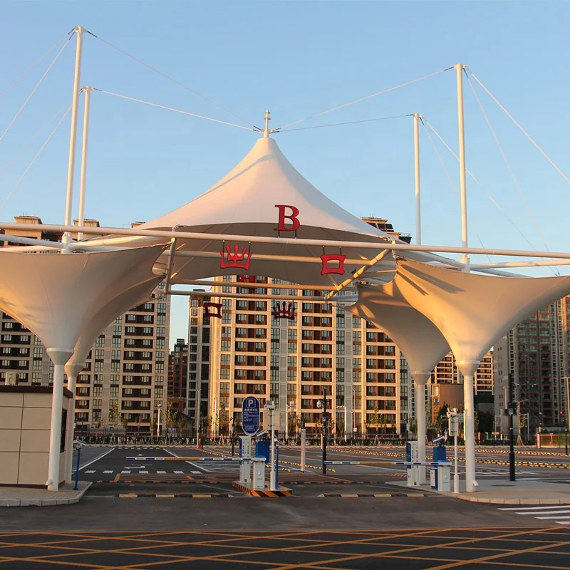 Design customized PVDF canopy tent architectural landscape  membrane structure for outdoor