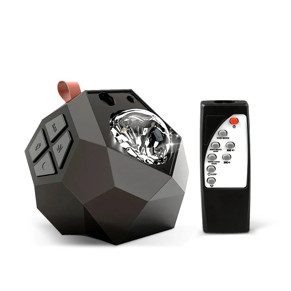 Bedside Starry Star Aurora Projector Night Lamp Galaxy Star Sky Northern Light Projector Lamp with Music Speaker