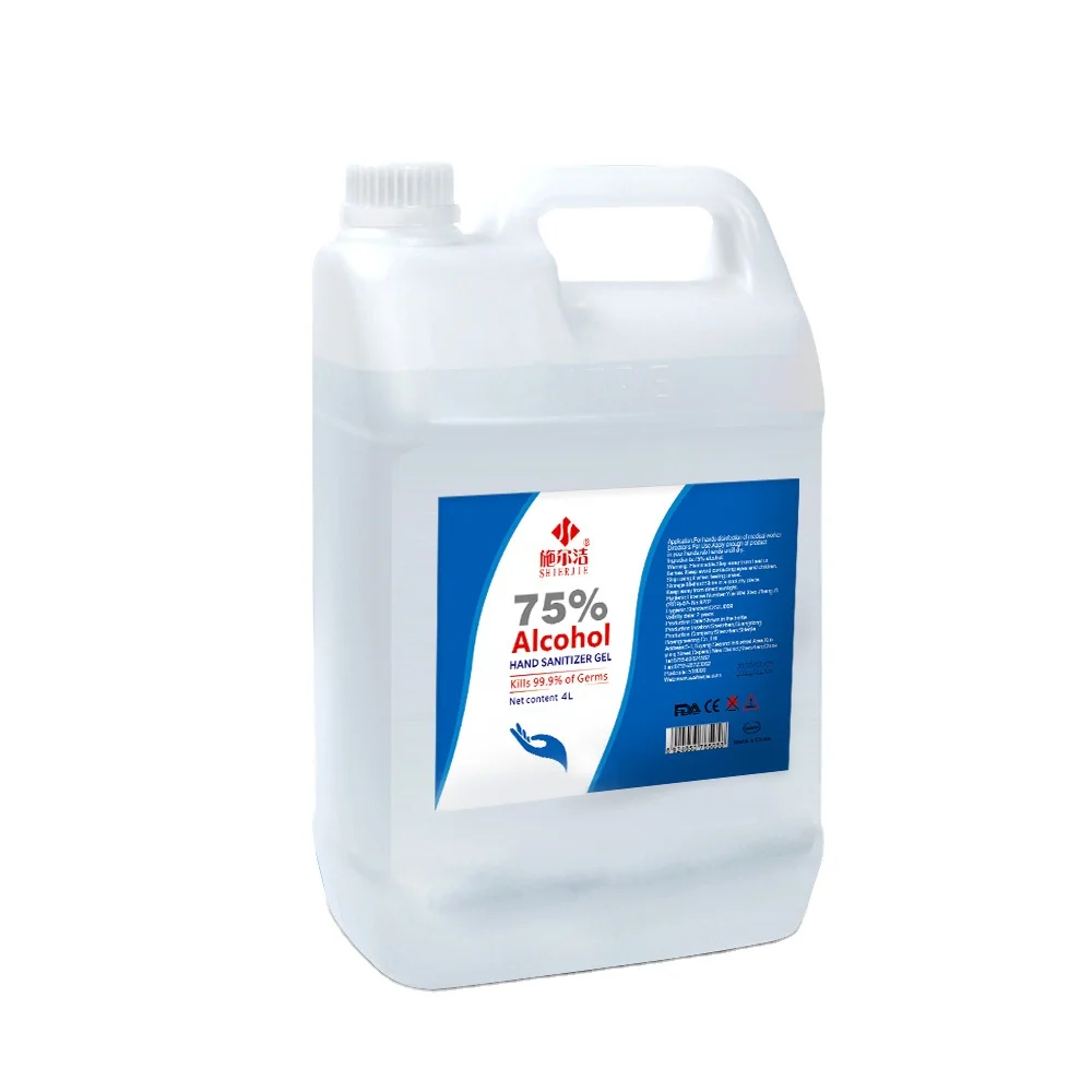 
Custom Logo OEM 5L 75% Ethyl Alcohol Antibacterial Disinfecting Waterless Soap Hand Sanitizer 