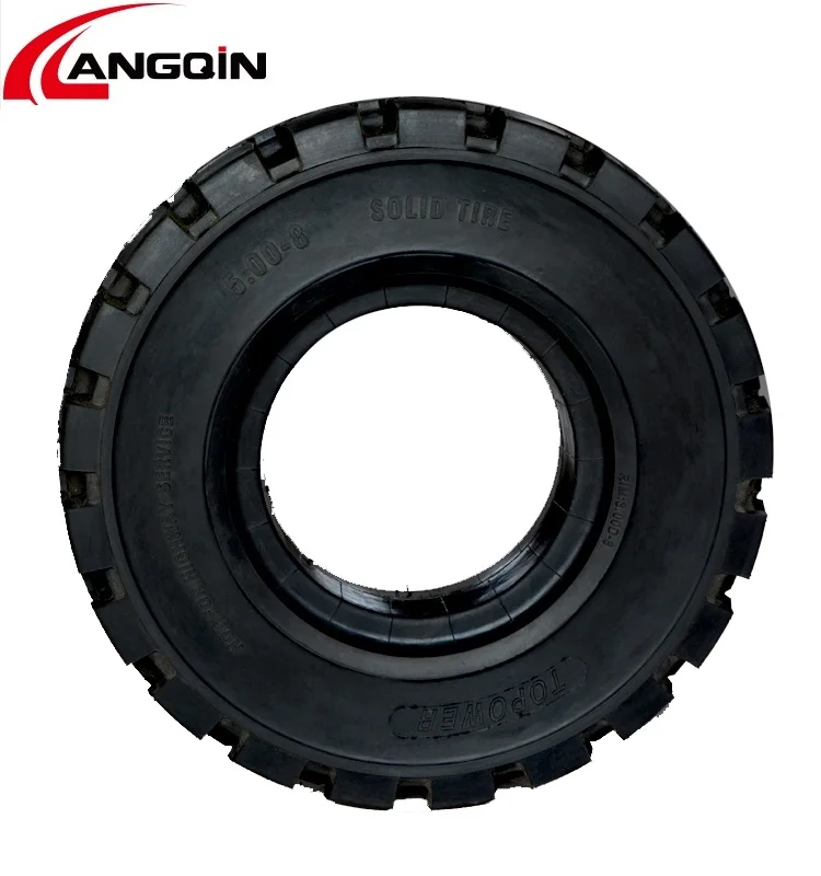 5.00-8 solid rubber tyre or 3 3.5 ton forklift anti-puncture