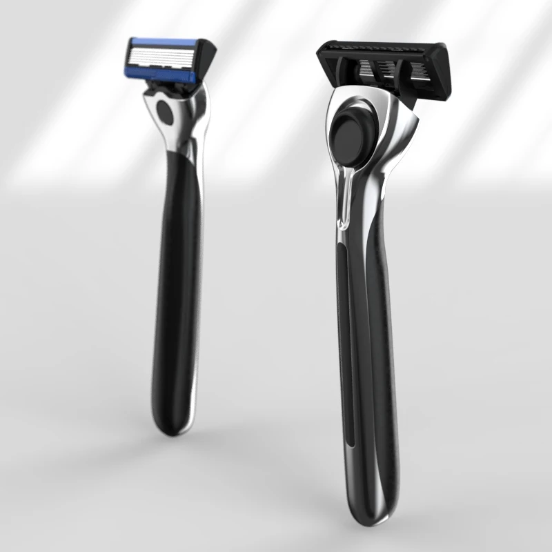 Razor 6 Blades High Quality Man Shave Lubricant Strip Safety Razor for First Time Shavers