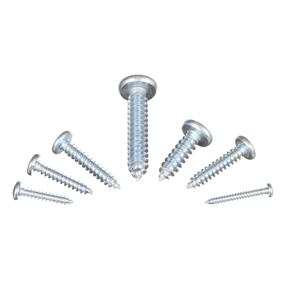 OEM ODM Service Zinc Plain Black Oxide Carbon Steel Brass Stainless Steel M3-M8 4-70Mm Hexagonal Flange Self-Tapping Screws