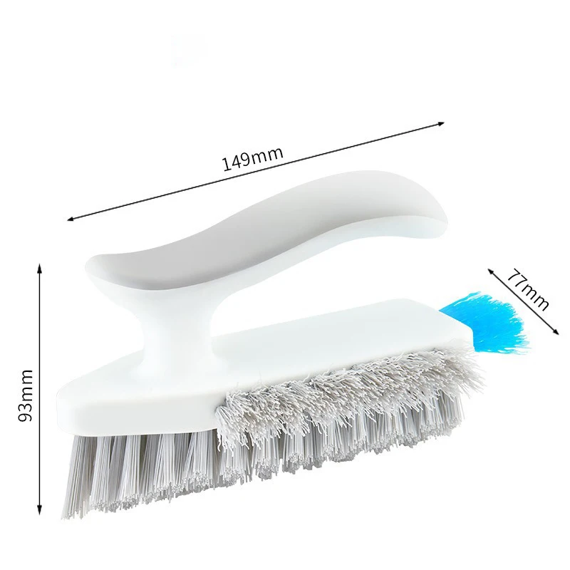 New Multifunctional Eco-friendly Cleaning Brush TPR/PP Material Integrated Bathroom Floor Wall Corner Gap Seam Scraping Brushes