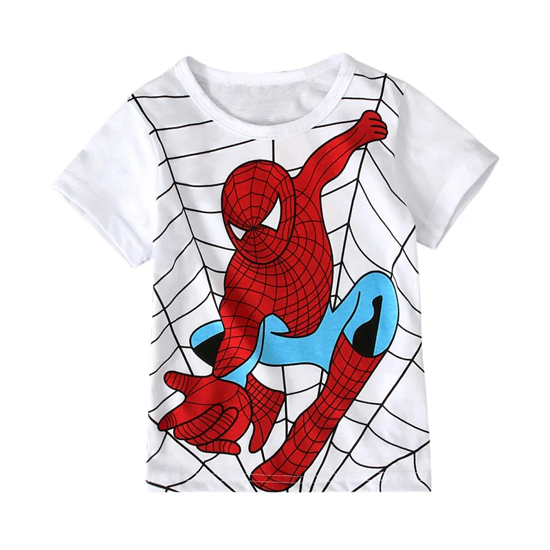 Children Printed 90-140 Boys O-Neck Boys cartoon T-shirt