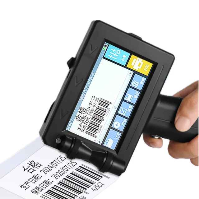 8.4V High Quality Wide Format Handheld Inkjet Printer Using Fast Dry Ink Cartridge for Custom Pattern Printing
