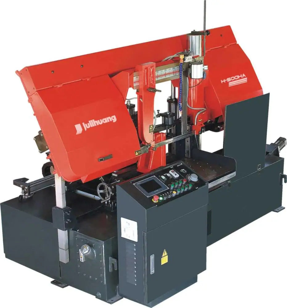 CE ISO standard high qaulity 500mm cnc full automatic metal band saw machine H-500HAII metal sawing machine iron cutting machine