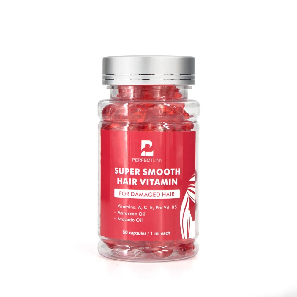 Best Professional Private Label Smooth Care Treatment Moisturizing Growth Hair Serum Vegan Oil Vitamin Capsules