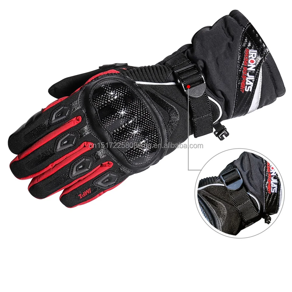 Новое поступление, зимние теплые водонепроницаемые антивибрационные перчатки для путешествий, езды на мотоцикле