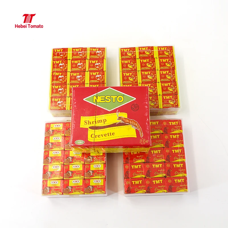 Food Good Taste Package Chicken Flavor Seasoning Bouillon Stock Cube For Soup