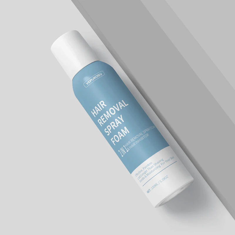 Private Label Smooth Body Depilatory Foam Hair Removal Spray for Men and Women