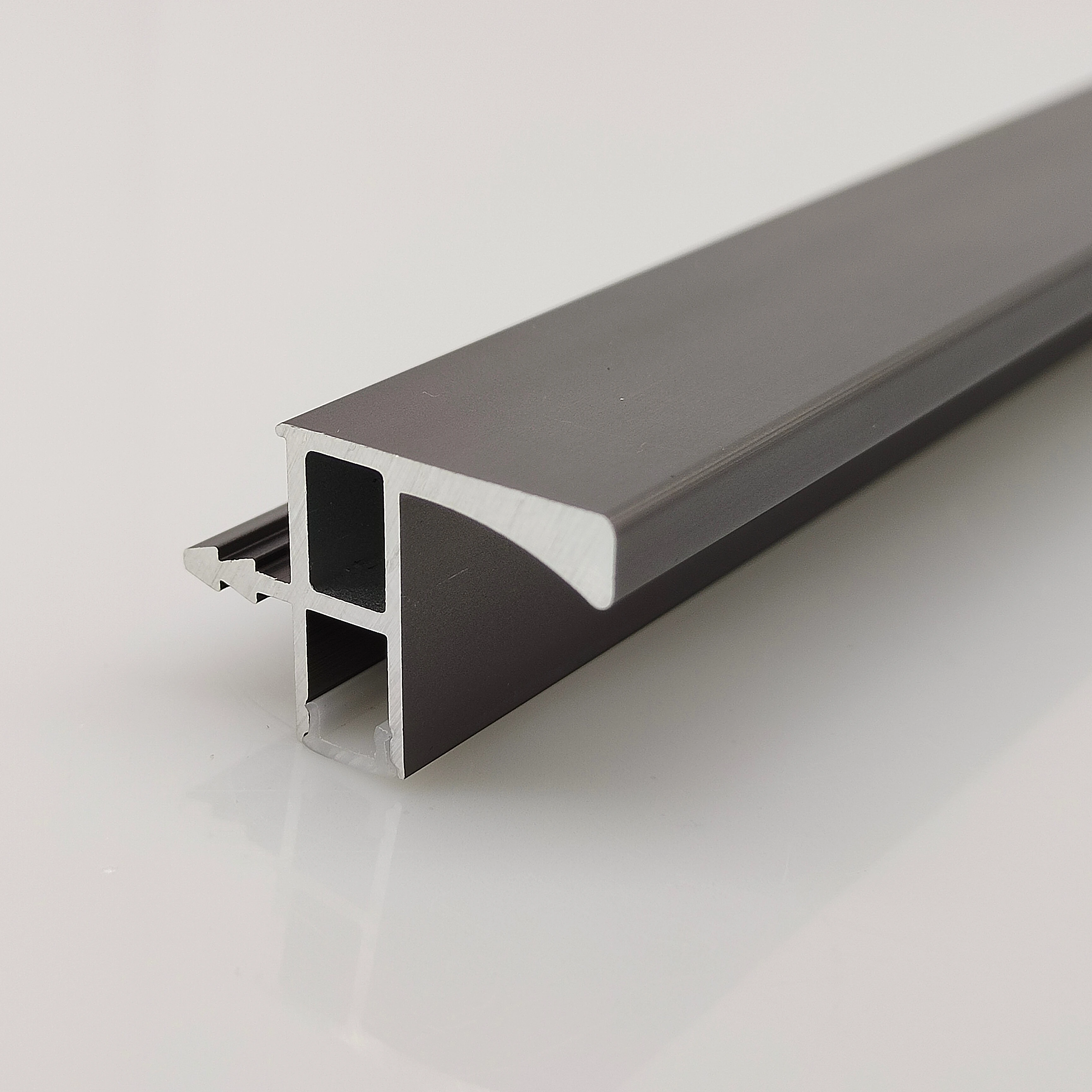 W21*H18.3mm Aluminum Alloy Cabinet Closet Handle with LED Light Sloting Required High Quality Aluminum Profiles Product
