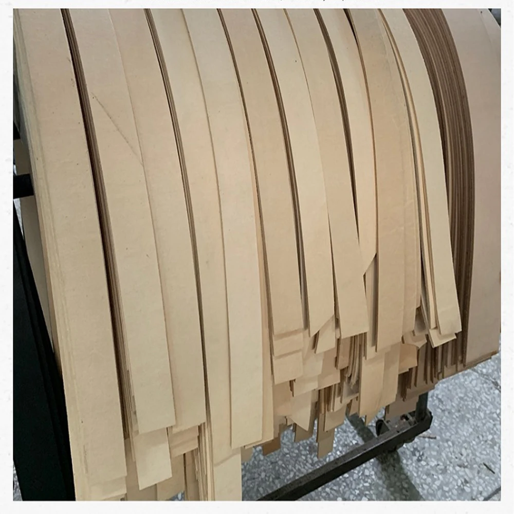 top layer nubuck cowhide Leather pieces Custom processing  Napa bark extract Unlimited style