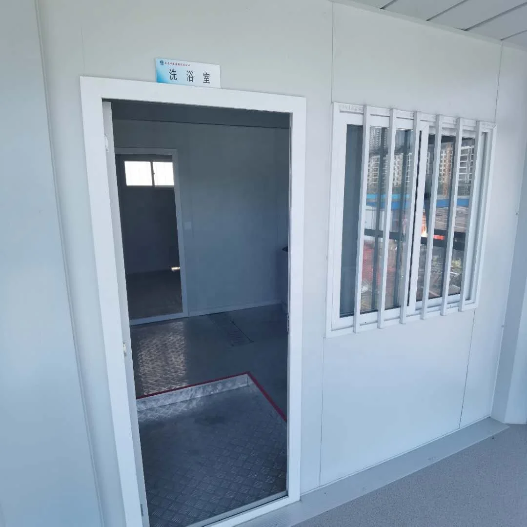 Fast Install Build prefabricated container house prefab portable toilet bathroom modular With Basin And Shower