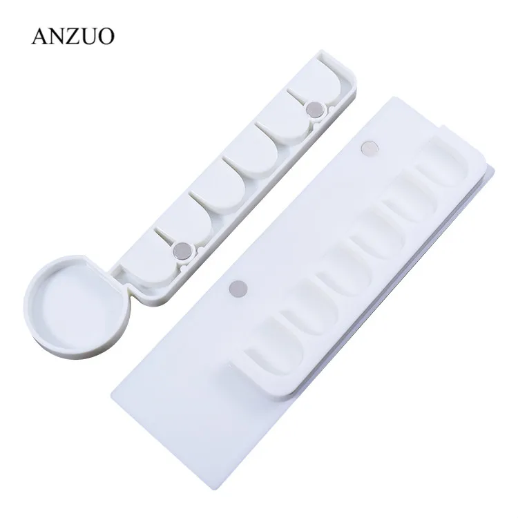 Nail Tip Display Work Press On Nail Tool Nail Gel Polish Color Card Magnetic Color Chart Display