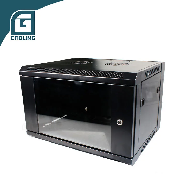 Gcabling 19 inch Internet 27U depth 450mm width 570mm  enclosure server rack small wall mount data network cabinet