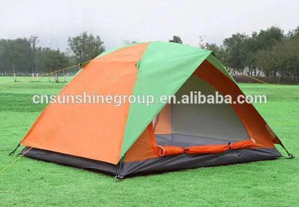 Easy setup 6 people outdoor Ultralight camping tent Fabric manufacture Pop up camping Backpack tent for sale beach tent