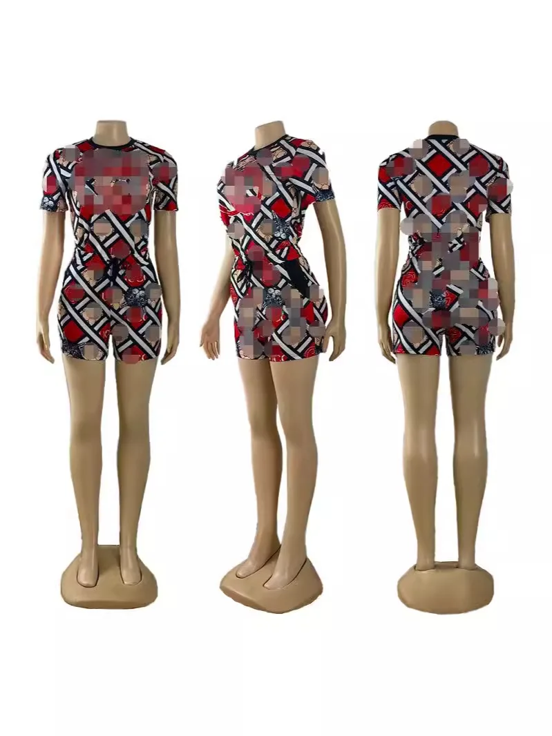 J2966 Best Jogger Shirts Workout Clothing Fashion Accessories Women Short Set Club Wear Outfits Two Pieces at Party