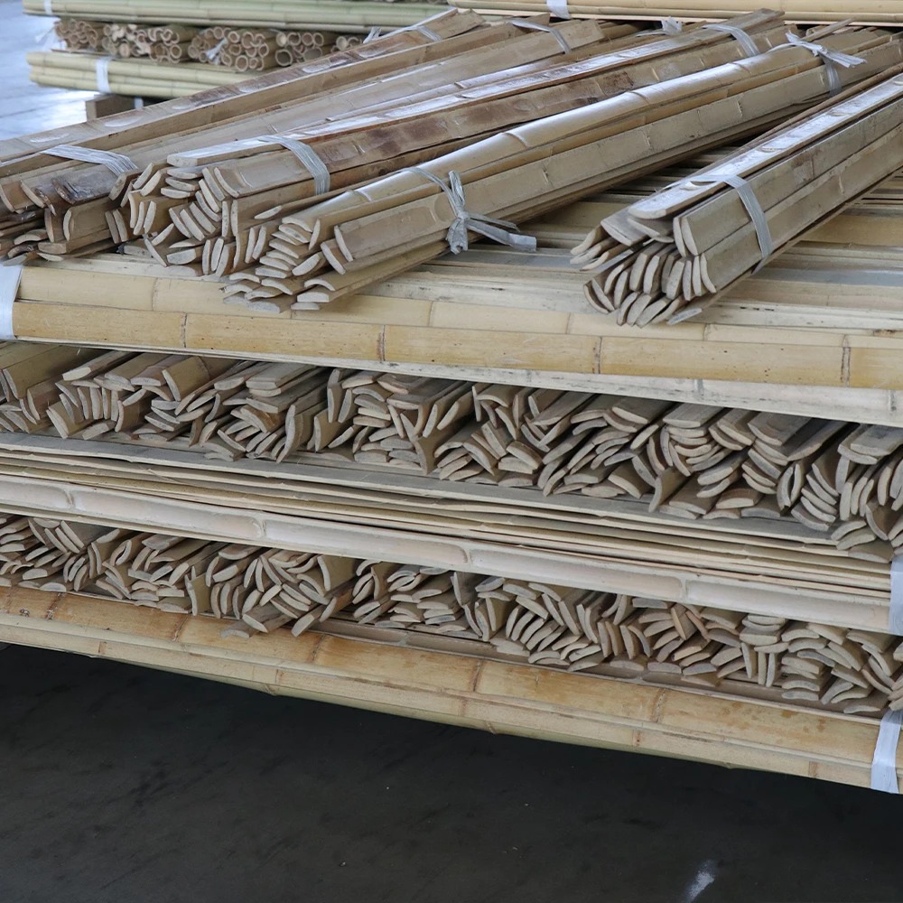Decoration bamboo 100% raw material privacy bamboo strip split bamboo