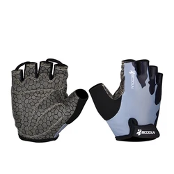 HBG 1082  Spring and summer new dirt bike gloves Damping and anti-skid outdoor Half finger mountain bike bmx gloves