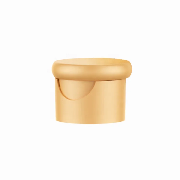 Manufacturer Supply Screw cap plastic lids 24mm cosmetic packaging plastic flip top cap pp ribbed smooth screw bottle cap