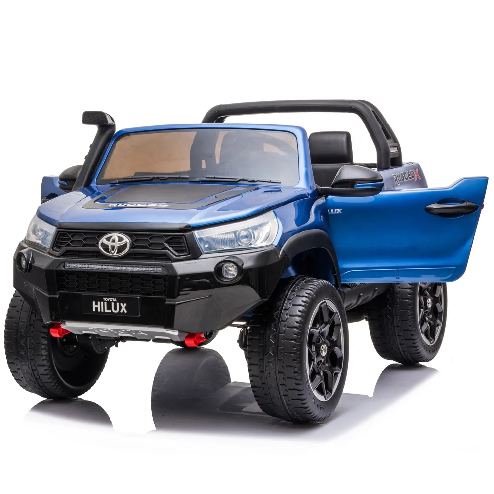 2021 Новое поступление лицензированный детский игрушечный автомобиль Toyota Hilux 24 В, Детский Электрический автомобиль