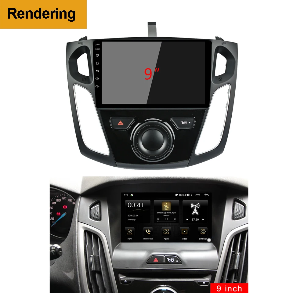 Ezonetronics для 2012-2017 Ford Focus аксессуары салона автомобиля панель dvd автомобильное радио аудио рамка адаптер