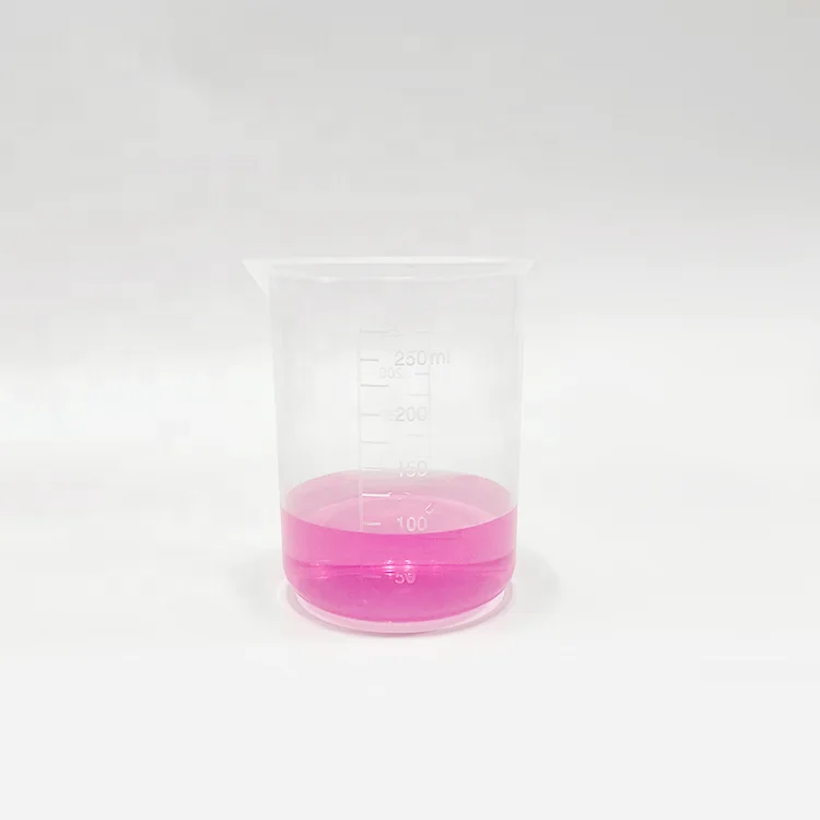 Heat resistant plastic science measuring beakers 250ml