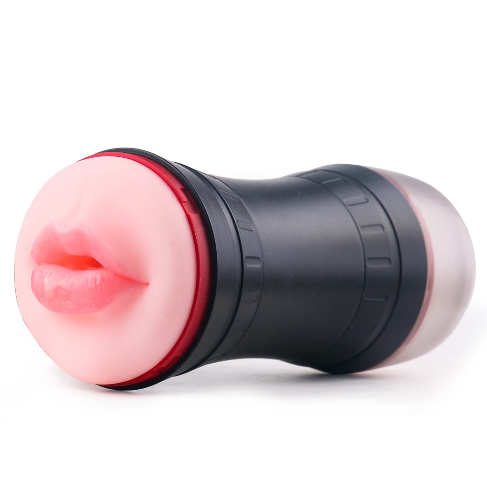 Hot Sale TPE Masturbator Cup Quality xx.video.xx full video Oral Sex Toy Deep Throat Vagina Sex Vibration Electric Bag