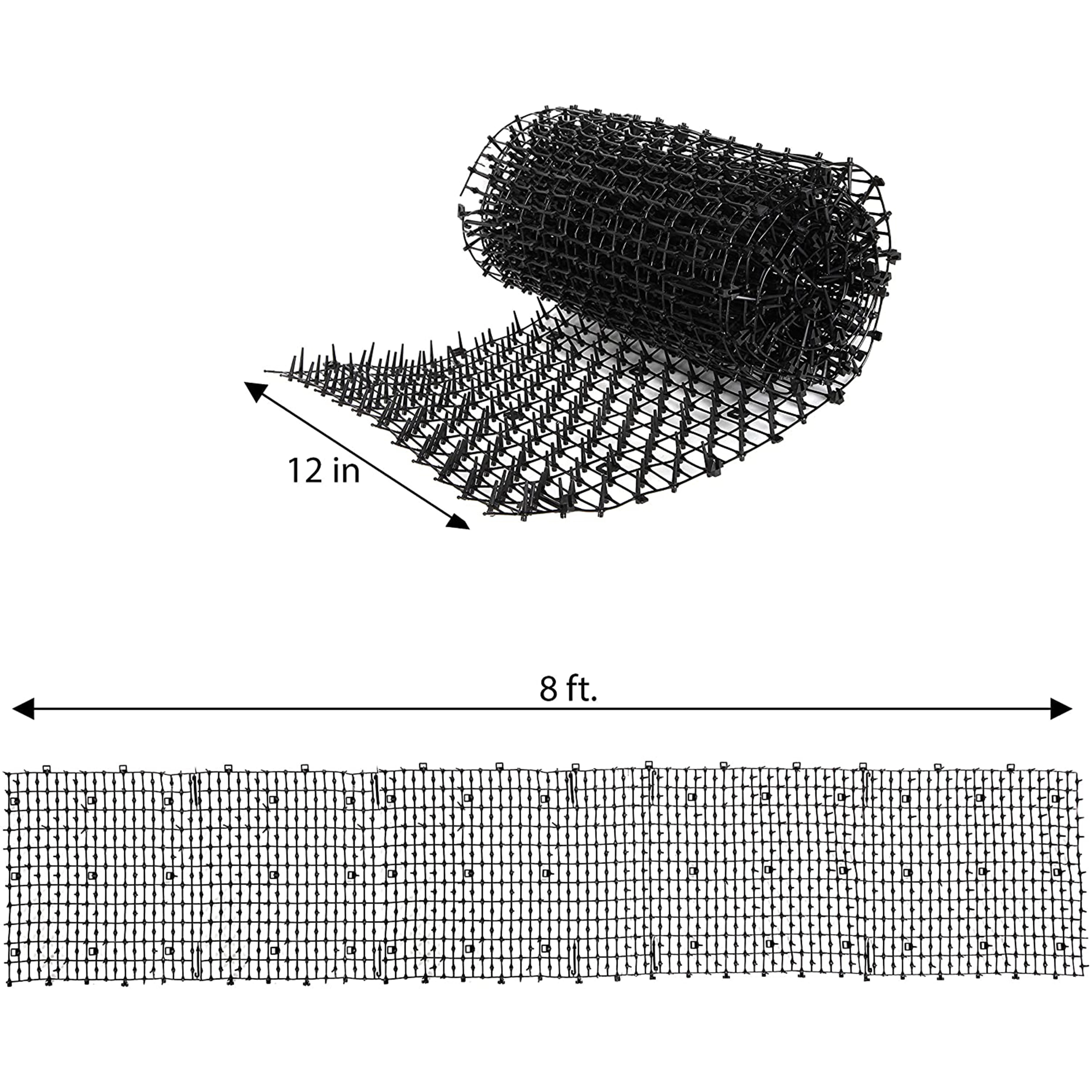 Черные пластиковые отпугивающие накладки для кошек