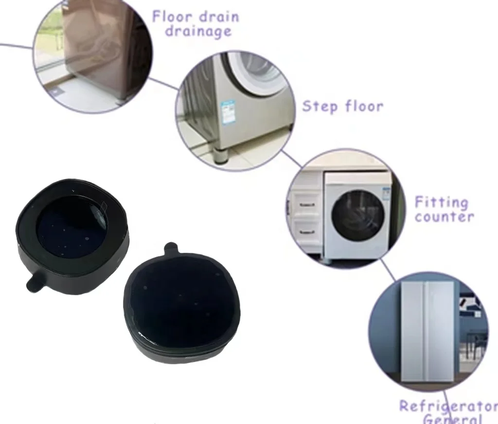 Washing Machine Anti Vibration Anti-vibration Legs Pads Rubber Mat Slipstop Silent Universal Refrigerator Furniture Fixed Raiser