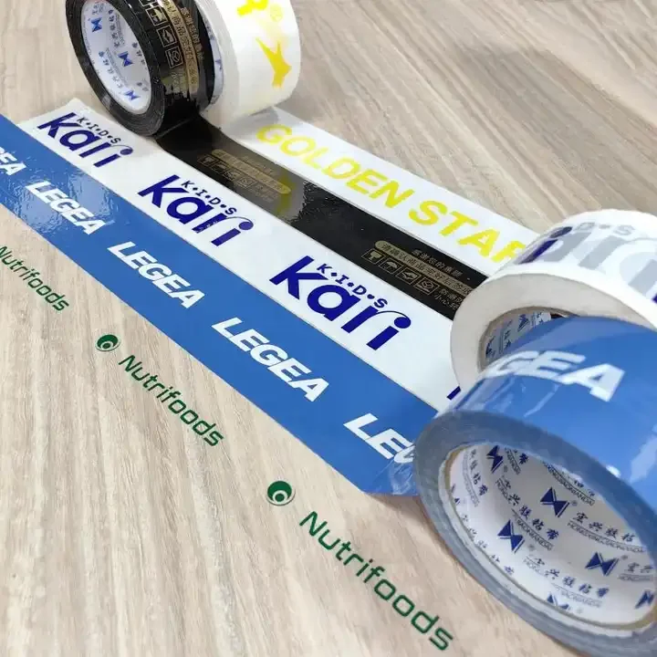 Personalised Branded Printed Package Bopp Adhesive Shipping Packing Custom Packaging Tape With Logo Roll