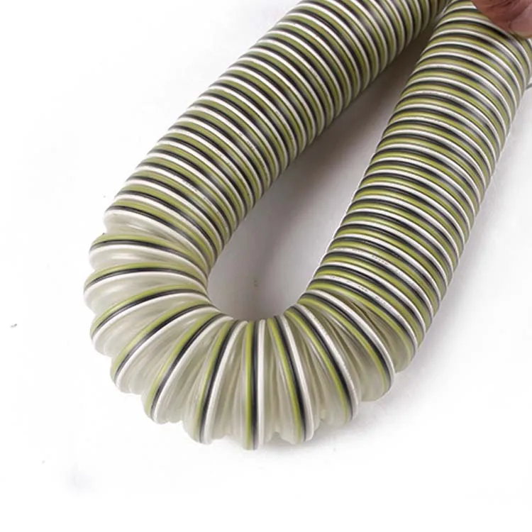 Flexible spiral helix water delivery discharge PVC suction pipe vacuum cleaner hose