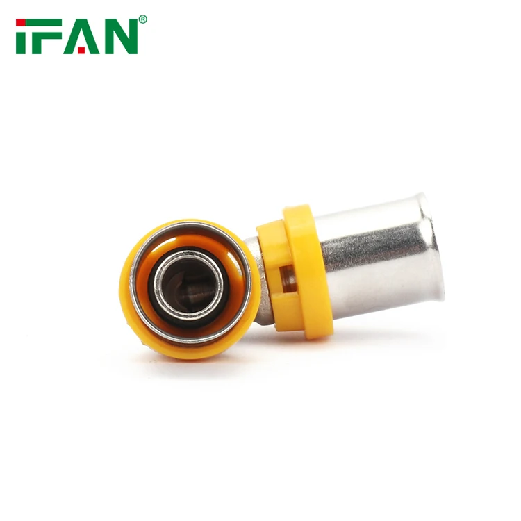 IFAN Factory Good Price Brass Press Fittings Connector Pex Al Pex Press Fitting