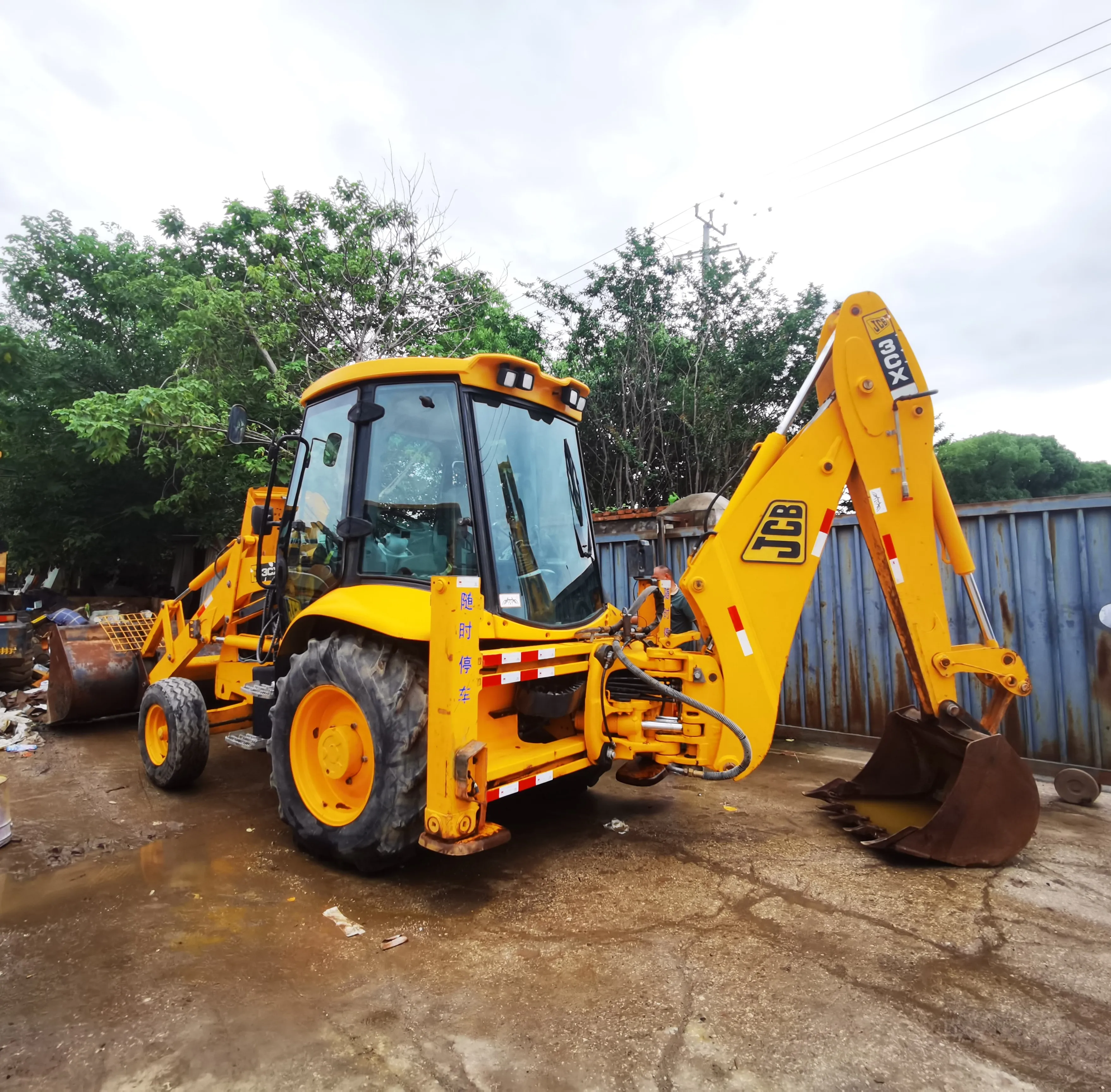 Real price!2023 Used JCB 3CX Backhoe Loader 68.5KW JCB Engine Farm use high working efficient excavator loader in sock for sale