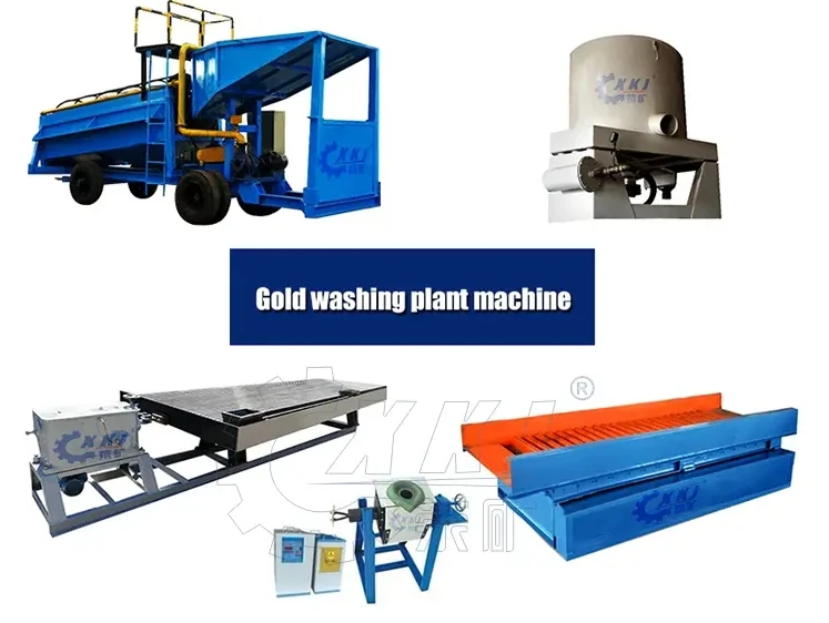 Gravity Separation Flow Chart for Gold/silver/ copper/ lead/ zinc/ lithium ore dressing production line